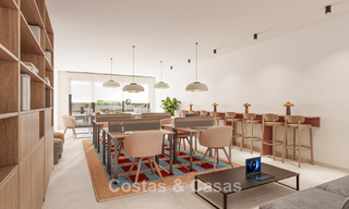 Nuevos y modernos apartamentos con vistas panorámicas al mar en Mijas Costa, Costa del Sol 791707 