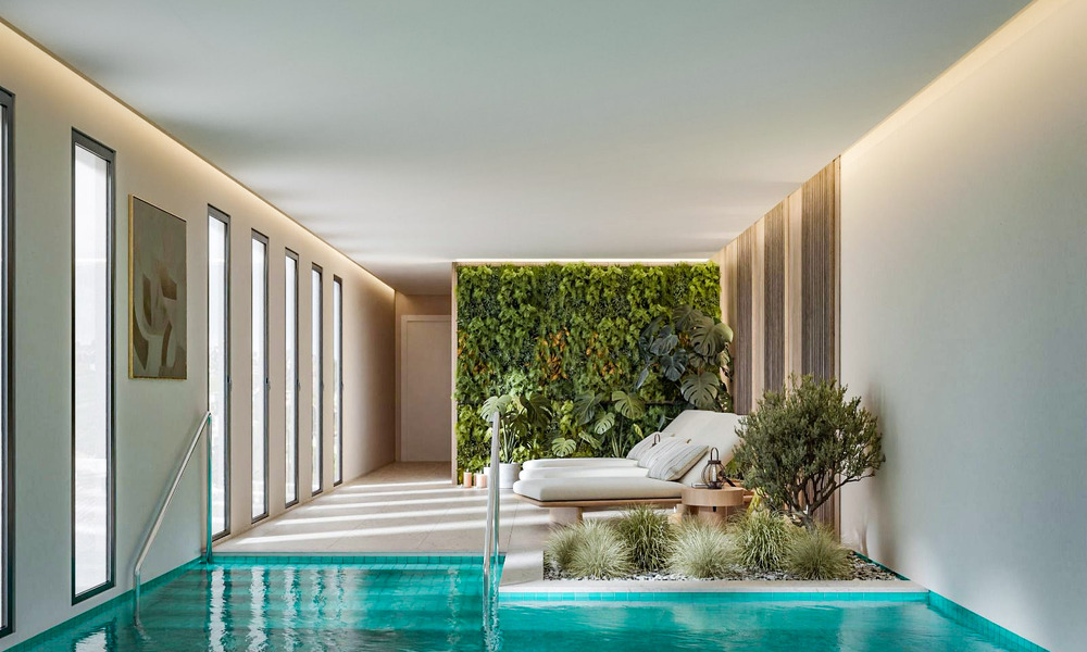 Nuevos y modernos apartamentos con vistas panorámicas al mar en Mijas Costa, Costa del Sol 791708