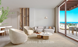 Nuevos y modernos apartamentos con vistas panorámicas al mar en Mijas Costa, Costa del Sol 791709 