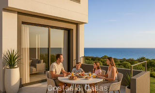 Villas adosadas modernas en venta con vistas de 360°, Mijas Costa, Costa del Sol 791802 
