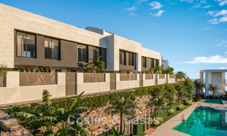 Villas adosadas modernas en venta con vistas de 360°, Mijas Costa, Costa del Sol 791806 