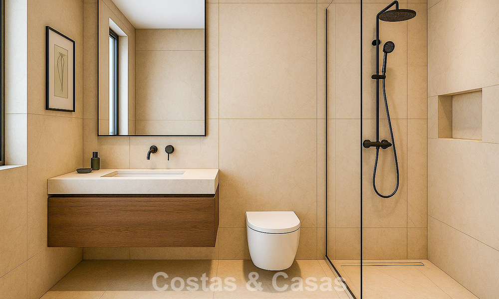 Villas adosadas modernas en venta con vistas de 360°, Mijas Costa, Costa del Sol 791813