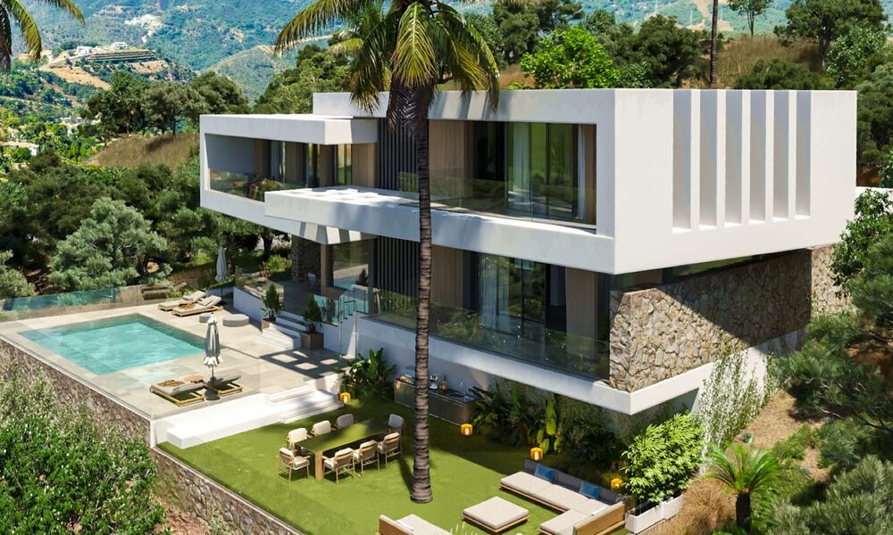 Nueva villa off-plan de diseño vanguardista en venta en un entorno privado de golf en Sotogrande, Costa del Sol 792087