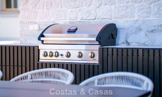 Ático renovado de estilo contemporáneo con piscina privada y vistas panorámicas al mar en Nueva Andalucía, Marbella 792177 