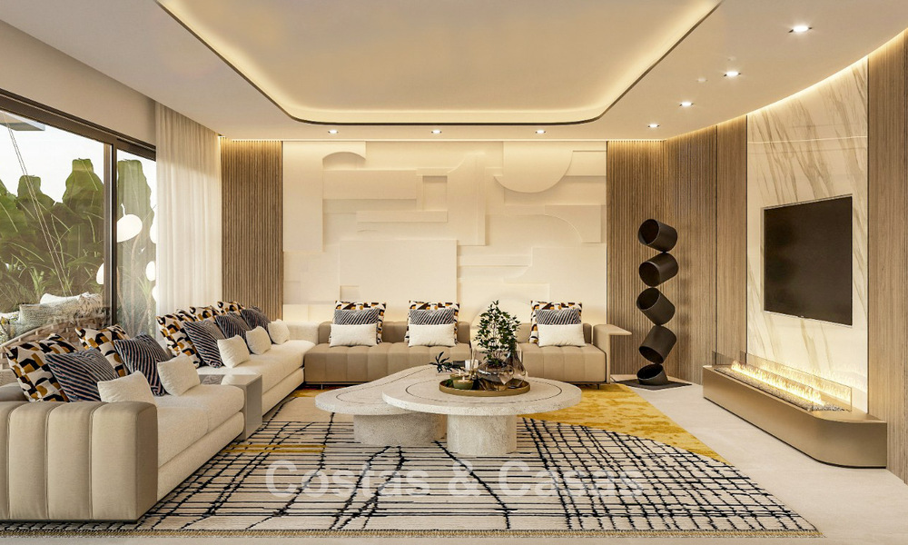 Apartamento de lujo de alta gama en venta en un complejo en primera línea de playa al este del centro de Marbella 792197