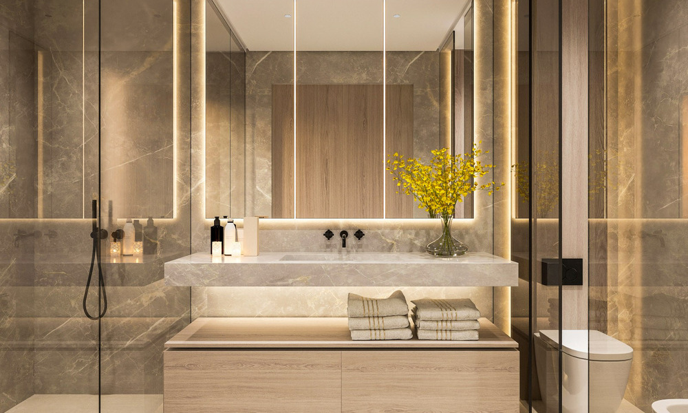 Apartamento de lujo de alta gama en venta en un complejo en primera línea de playa al este del centro de Marbella 792225