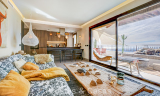 Ático moderno en venta con vistas panorámicas al mar y al lago de Istán, justo encima de la Milla de Oro de Marbella 792272 