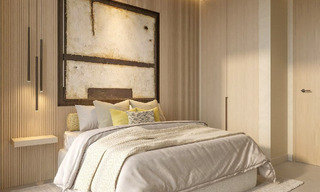 Apartamentos sobre plano en venta en una moderna urbanización de golf en la New Golden Mile entre Marbella y Estepona 792335 