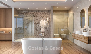 Villa minimalista de nueva construcción en venta a poca distancia de la playa y servicios en Guadalmina Baja, Marbella 792659 