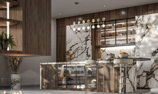 Villa minimalista de nueva construcción en venta a poca distancia de la playa y servicios en Guadalmina Baja, Marbella 792662 