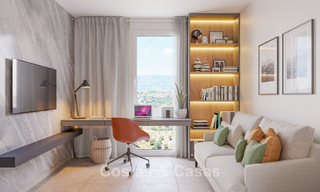 Adosados contemporáneos con impresionantes vistas al mar en venta en La Cala de Mijas, Costa del Sol 792666 