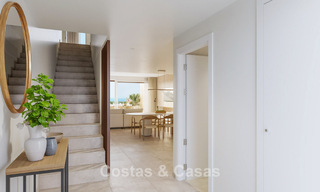 Adosados contemporáneos con impresionantes vistas al mar en venta en La Cala de Mijas, Costa del Sol 792668 