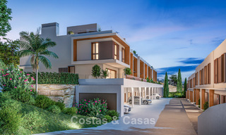 Adosados contemporáneos con impresionantes vistas al mar en venta en La Cala de Mijas, Costa del Sol 792675 