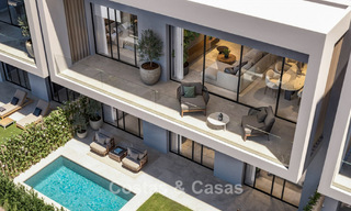 Lanzamiento. Villas adosadas de lujo con impresionantes vistas al mar en Casares, Costa del Sol 792649 