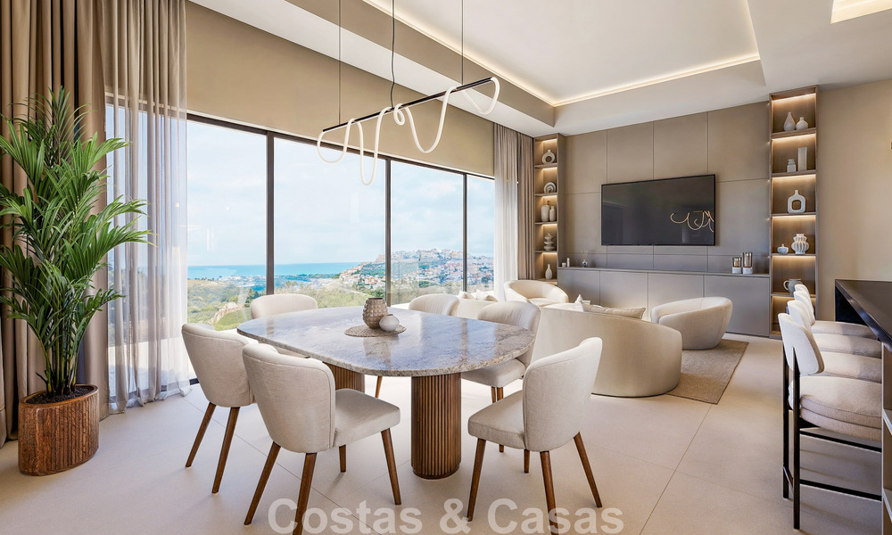 Lanzamiento. Villas adosadas de lujo con impresionantes vistas al mar en Casares, Costa del Sol 792654