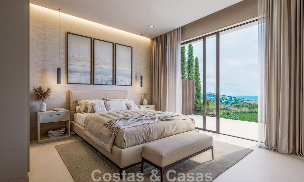 Lanzamiento. Villas adosadas de lujo con impresionantes vistas al mar en Casares, Costa del Sol 792657