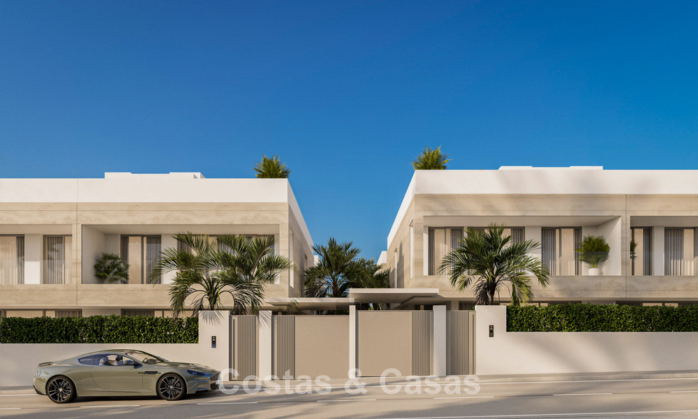 Villas de lujo de nueva construcción en una ubicación prime en el bulevar de San Pedro Alcántara, Marbella 792869