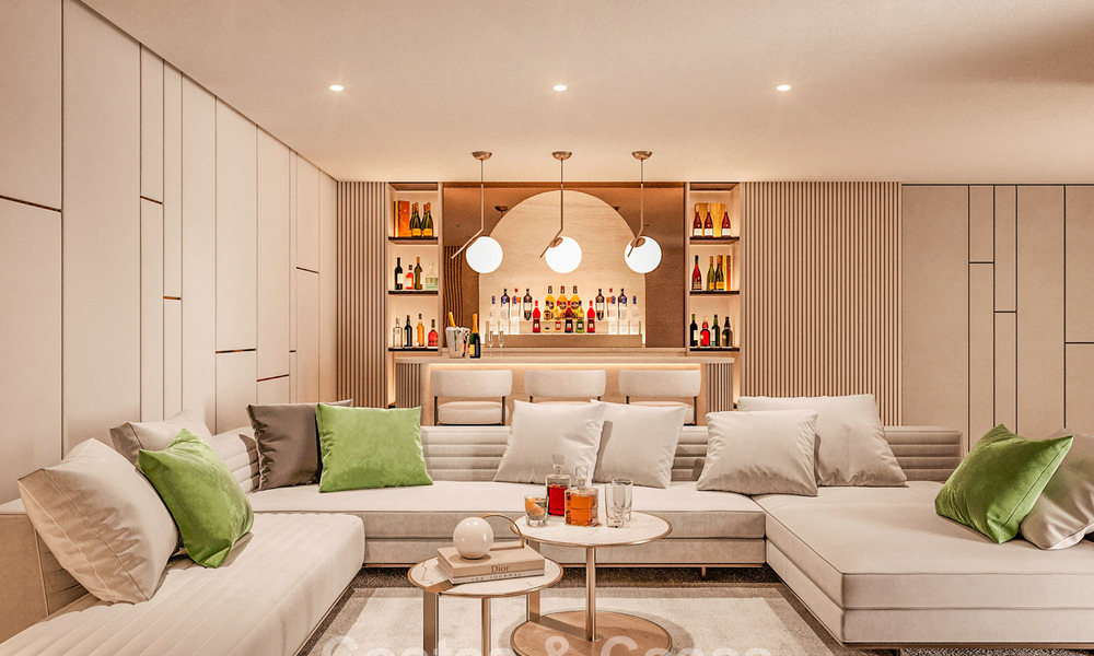 5 villas adosadas modernistas en venta con vistas panorámicas al mar en La Quinta, Benahavís - Marbella 795594