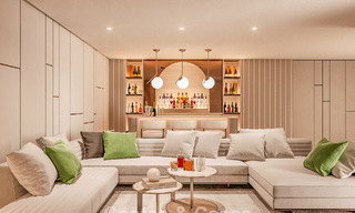 5 villas adosadas modernistas en venta con vistas panorámicas al mar en La Quinta, Benahavís - Marbella 795594 