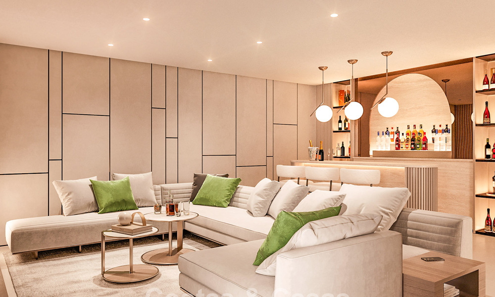 5 villas adosadas modernistas en venta con vistas panorámicas al mar en La Quinta, Benahavís - Marbella 795599