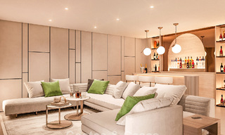 5 villas adosadas modernistas en venta con vistas panorámicas al mar en La Quinta, Benahavís - Marbella 795599 