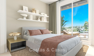Modernos apartamentos de obra nueva en venta a poca distancia a pie de la playa en Mijas Costa, Costa del Sol 792688 