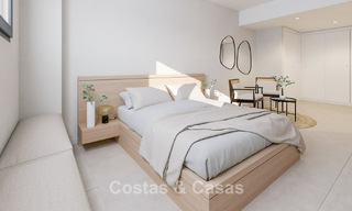 Nuevos apartamentos contemporáneos con vistas panorámicas al mar en venta en Mijas Costa, Mijas 792735 