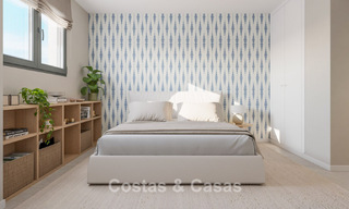 Nuevos apartamentos contemporáneos con vistas panorámicas al mar en venta en Mijas Costa, Mijas 792745 
