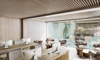 Apartamentos de obra nueva modernos con vistas panorámicas al mar en venta en Manilva, Costa del Sol 792942 