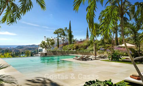 Apartamentos innovadores con vistas panorámicas al mar en venta en un resort de golf en Mijas Costa, Costa del Sol 792975
