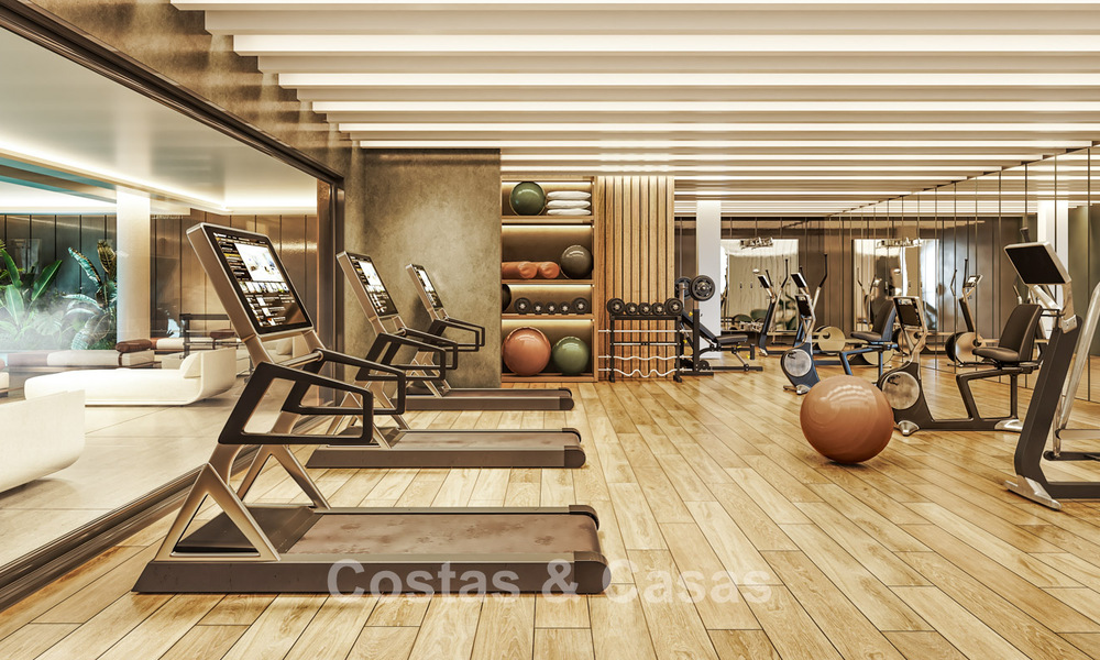 Apartamentos de lujo de alta gama en venta en una tranquila y prestigiosa urbanización de golf en el este de Marbella 793199