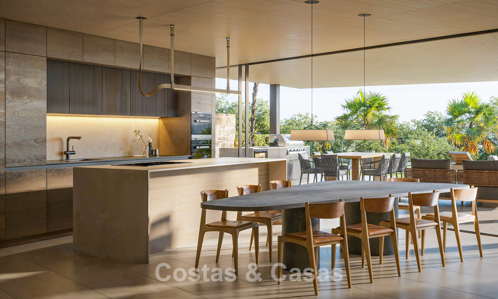 Villa exclusiva de arquitectura contemporánea en venta en una prestigiosa zona de Nueva Andalucía, Marbella 793023