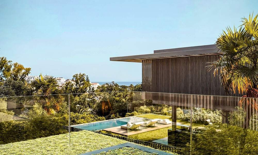 Villa exclusiva de arquitectura contemporánea en venta en una prestigiosa zona de Nueva Andalucía, Marbella 793029