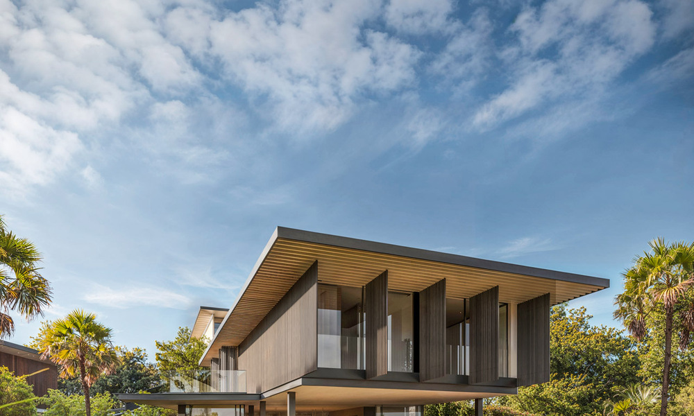 Villa exclusiva de arquitectura contemporánea en venta en una prestigiosa zona de Nueva Andalucía, Marbella 793030