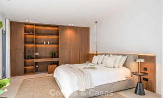 Villa pareada moderna en venta con vistas al mar en una comunidad cerrada en Sierra Blanca, la Milla de Oro de Marbella 793032 