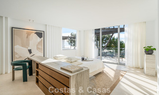 Villa pareada moderna en venta con vistas al mar en una comunidad cerrada en Sierra Blanca, la Milla de Oro de Marbella 793035 