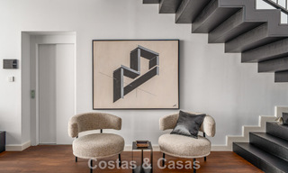 Villa pareada moderna en venta con vistas al mar en una comunidad cerrada en Sierra Blanca, la Milla de Oro de Marbella 793036 