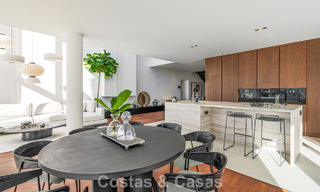 Villa pareada moderna en venta con vistas al mar en una comunidad cerrada en Sierra Blanca, la Milla de Oro de Marbella 793041 