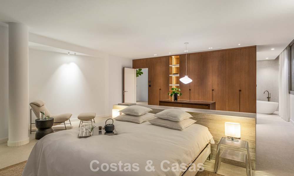 Villa pareada moderna en venta con vistas al mar en una comunidad cerrada en Sierra Blanca, la Milla de Oro de Marbella 793054