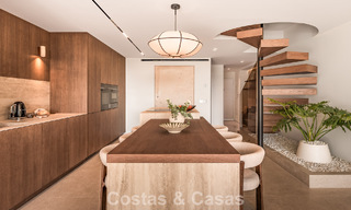 Exclusiva casa adosada con vistas panorámicas en venta en el valle del golf de Nueva Andalucía, Marbella 793274 