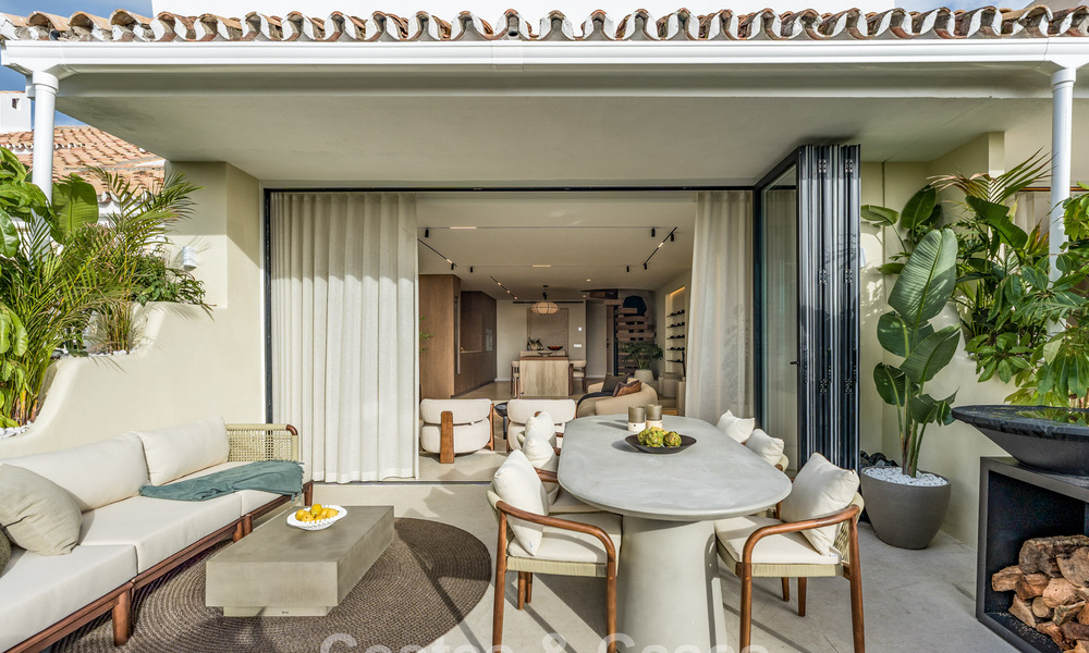 Exclusiva casa adosada con vistas panorámicas en venta en el valle del golf de Nueva Andalucía, Marbella 793276