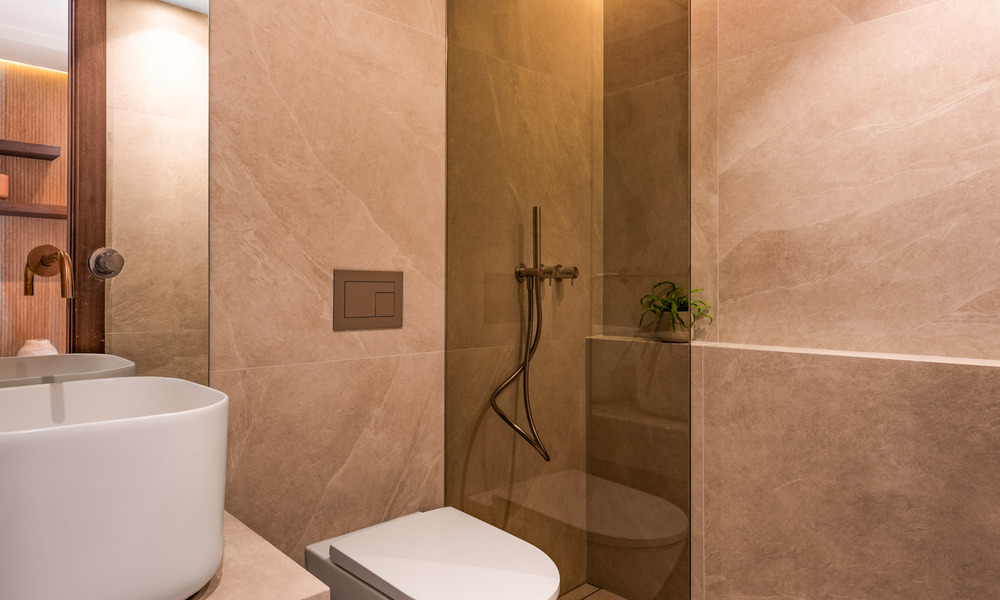 Exclusiva casa adosada con vistas panorámicas en venta en el valle del golf de Nueva Andalucía, Marbella 793289