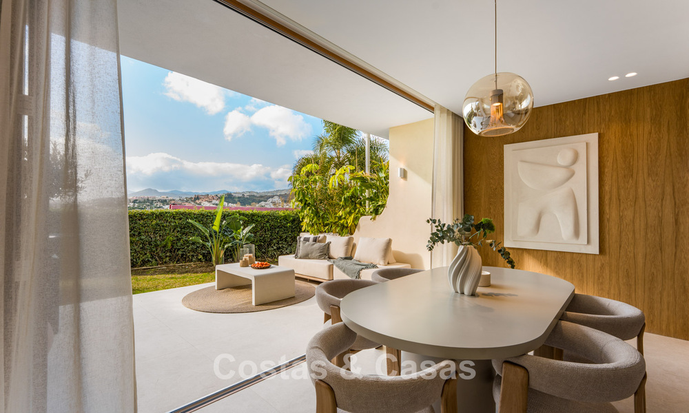Elegante casa adosada lista para entrar a vivir con 4 dormitorios en venta en Aloha, Nueva Andalucía, Marbella 793248