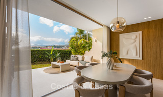 Elegante casa adosada lista para entrar a vivir con 4 dormitorios en venta en Aloha, Nueva Andalucía, Marbella 793248 