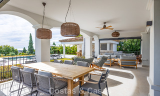 Villa mediterránea contemporánea lista para entrar a vivir, con vistas al mar sin interrupciones, en venta en Benahavís - Marbella 793442 