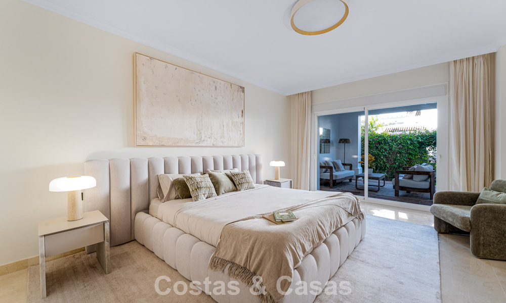 Elegante apartamento en planta baja con jardín privado en venta en Sierra Blanca, Marbella 793906