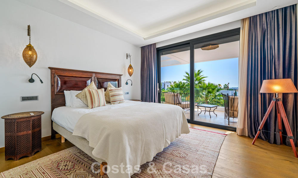 Exclusiva villa de lujo de diseño modernista en venta en el Valle del Golf de Nueva Andalucía, Marbella 793931