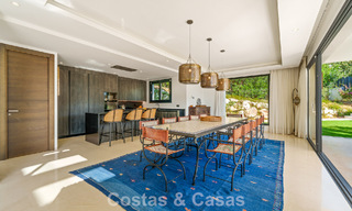 Exclusiva villa de lujo de diseño modernista en venta en el Valle del Golf de Nueva Andalucía, Marbella 793937 
