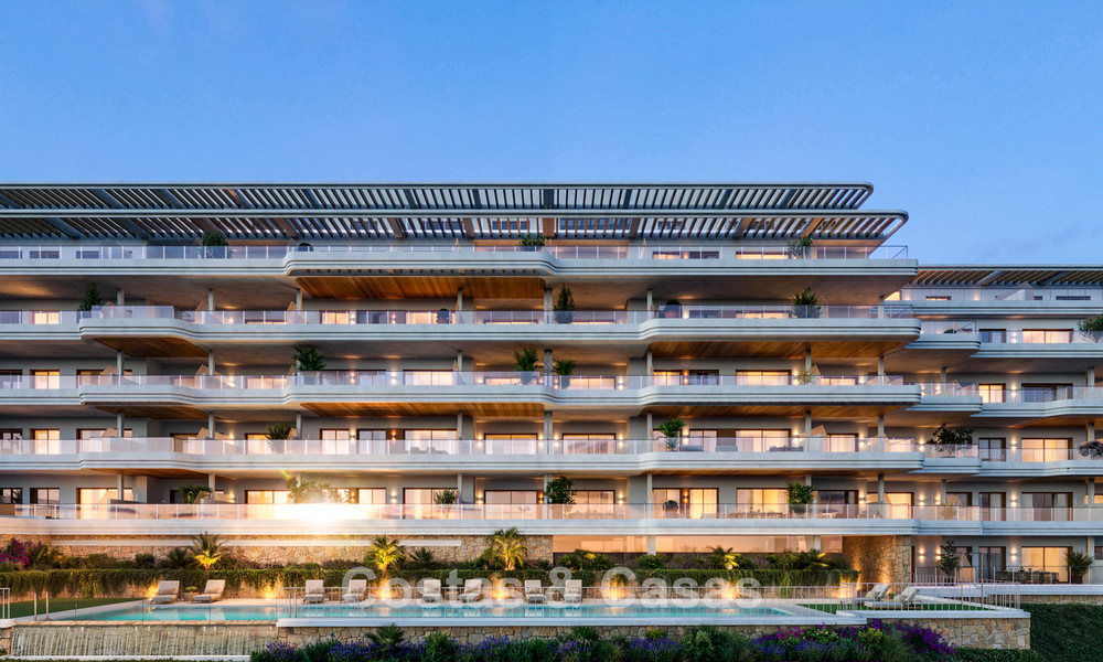 Apartamentos modernos de obra nueva con amplias terrazas y vistas al mar en venta en Torremolinos, Costa del Sol 793798