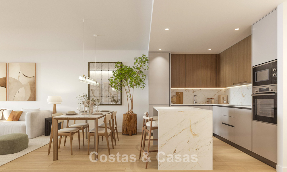 Apartamentos modernos de obra nueva con amplias terrazas y vistas al mar en venta en Torremolinos, Costa del Sol 793802